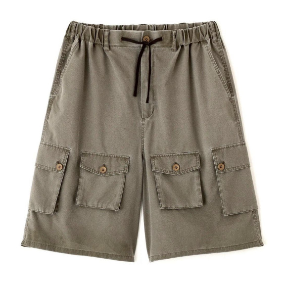 B omnivore/ビーオムニボー　PIGMENT WIND CLOTH W CARGO SHORTS
