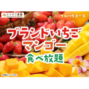 《国産ブランドいちご＆マンゴー食べ放題》開催します☆