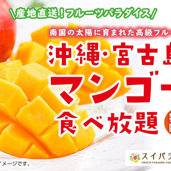 本日より【マンゴー＆桃食べ放題】開催です♡
