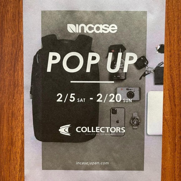 【incase】 POPUP will be held from February 5th!