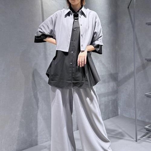 169㌢高身長女子シャツ×シャ...