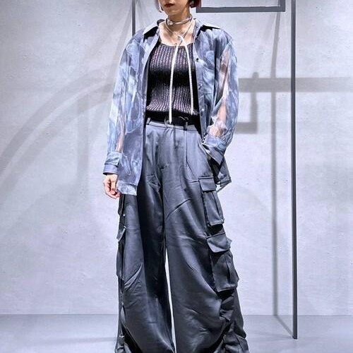 169㌢高身長女子グレーコーデ...