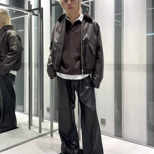 中綿入りのかなり暖かいブルゾン...