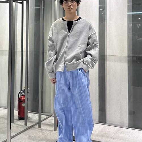 春カラーのラフコーデ