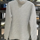 HIGH STREET バイアスリンクスモールタートルネックニット