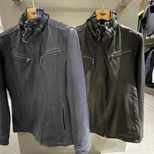 TORNADO MART leather blouson