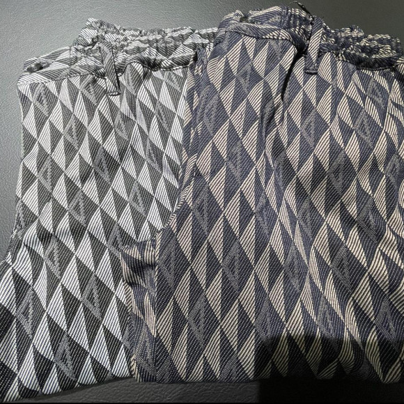 HIGH STREET トライアングル柄イージーパンツ