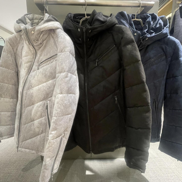 TORNADO MARTスウェードダウンブルゾン