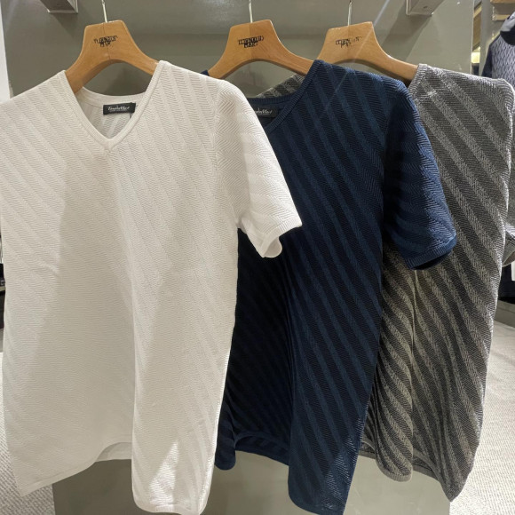 TORNADO MARTニット半袖カットソー