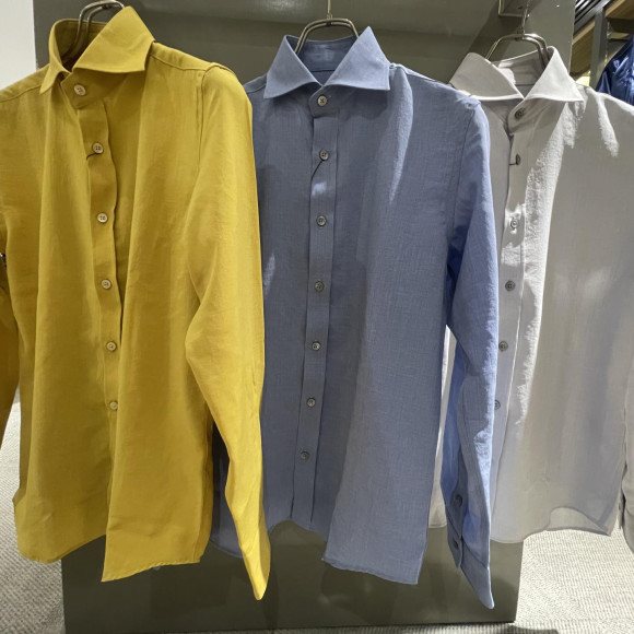 HIGH STREETカラーシャツ