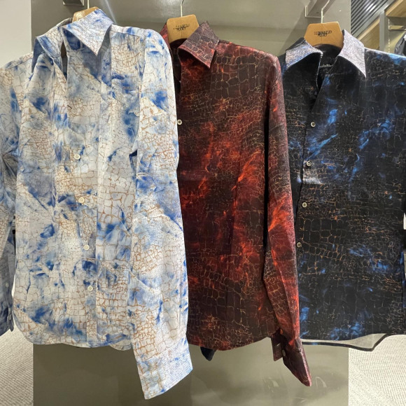 TORNADO MARTクロコダイル柄シャツ