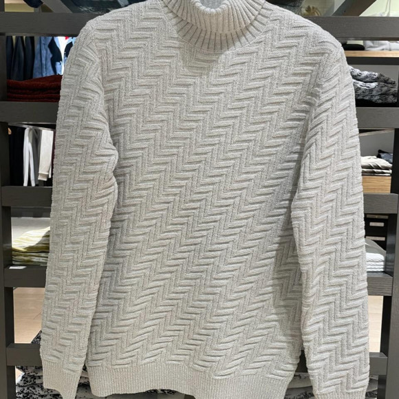 HIGH STREET 바이어스 링크스몰 터틀넥 니트