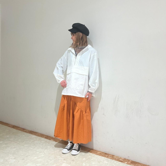 新作♡パーカーブルゾン＆ナイロンスカート