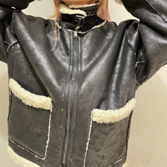 新作♡BIGムートンジャケット