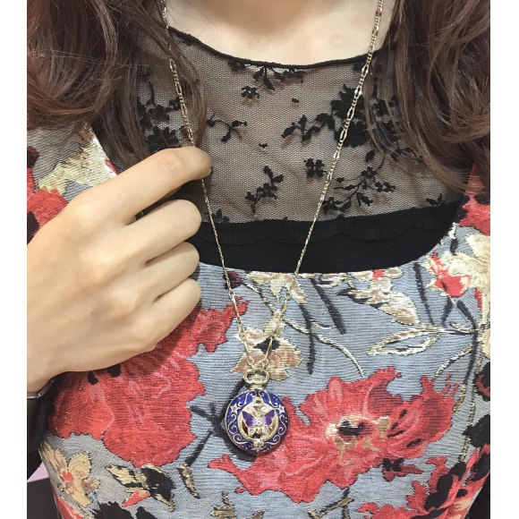 ANNA SUI 懐中時計 ネックレス-