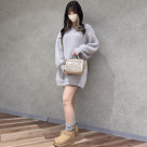 定番アイテムをアップデート♪パール付きムートンブーツの登場!