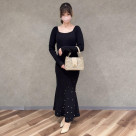 パールチェーンがポイント♪キルティングパンプスの登場!