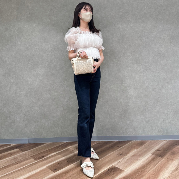 大ぶりリボンがキュート☆フラットミュールの登場！