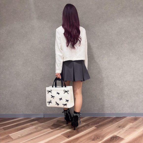 今季大注目のラメモールニットの登場♡