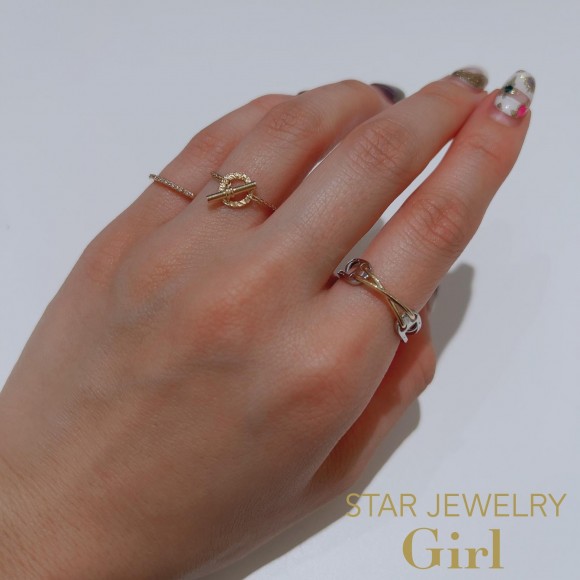 消費税無し StarJewelry スタージュエリー スマイルリング Girl リング ...