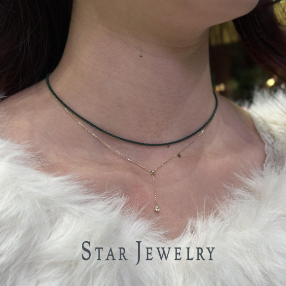 エナメルチェインネックレス