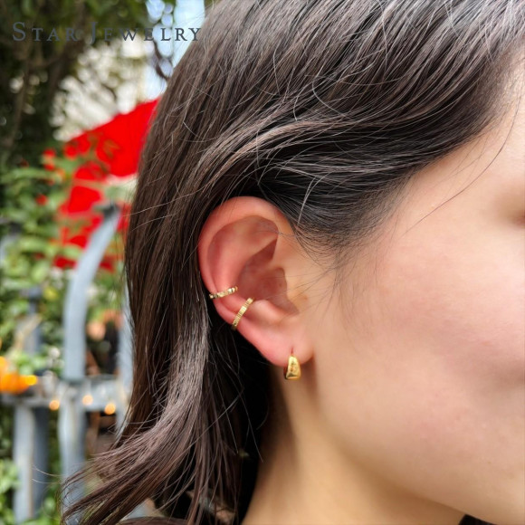 イヤーカフコーディネート