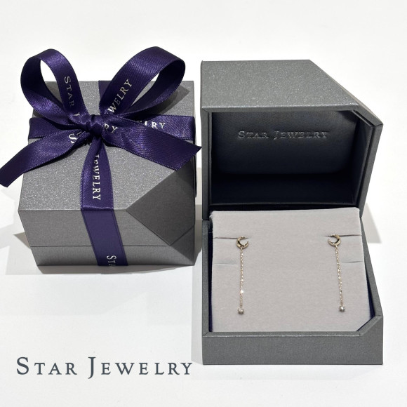 ต่างหู DIA MOON CHAIN