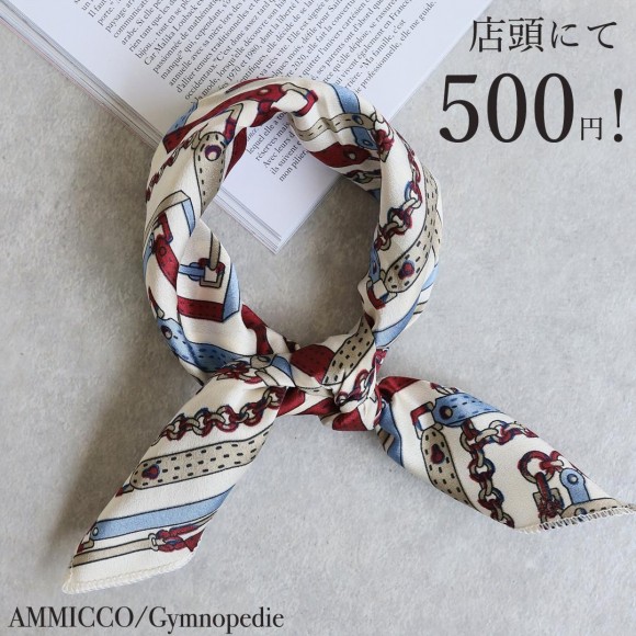 ■店頭にて販売中！500円スカーフ■