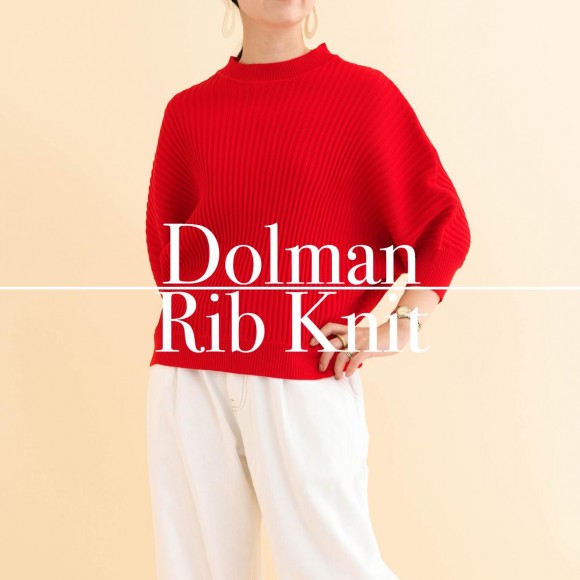 ■Deformed ribbed knit■