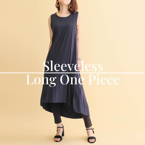 ■No-slip long dress from the Urusse series.■