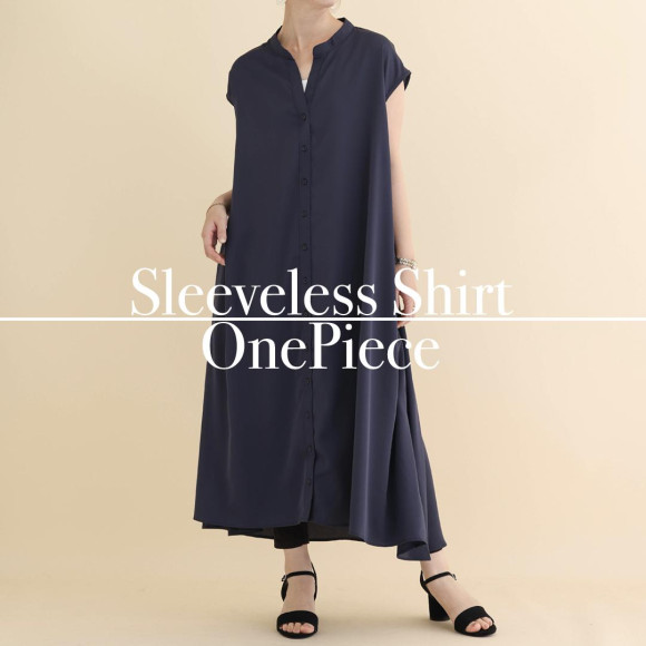 ■No slip shirt dress■