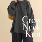■クルーネックニット■