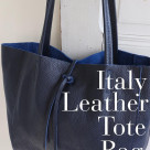 ■イタリアのレザートートバッグ■