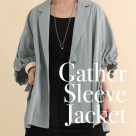 ■ギャザースリーブジャケット■