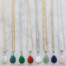 ■天然石のドロップペンダント■