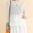 ■バイカラーカットソー■