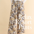 ■ニュアンス花柄パンツ■