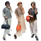 ■グリッターニットポロコーデ■