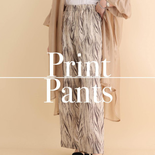 ■Print pants■