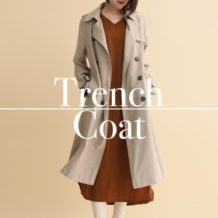 ■Thick trench coat■