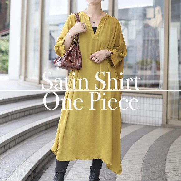 新入荷！七分袖ワンピース