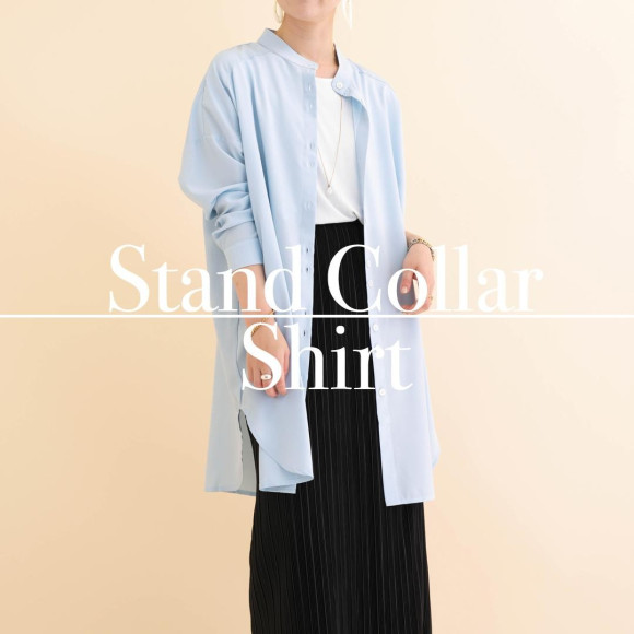 ■スタンドカラーシャツ■