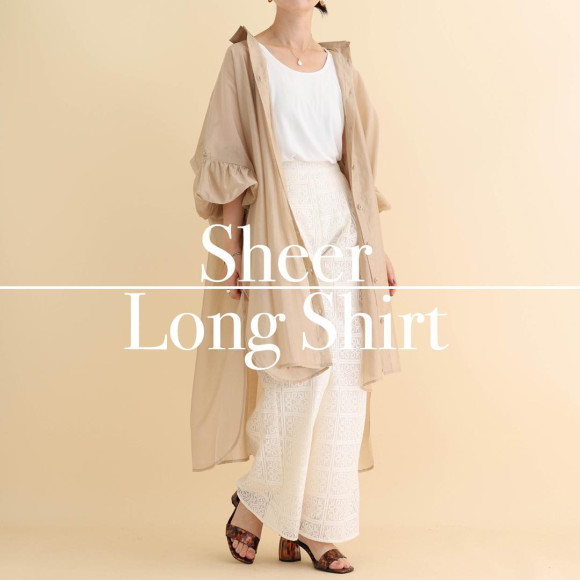 ■シアーオーバーシャツ■