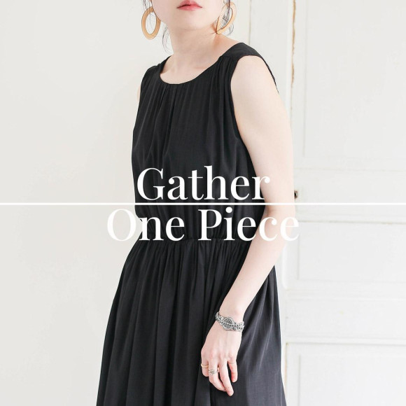 ■ギャザーワンピース■