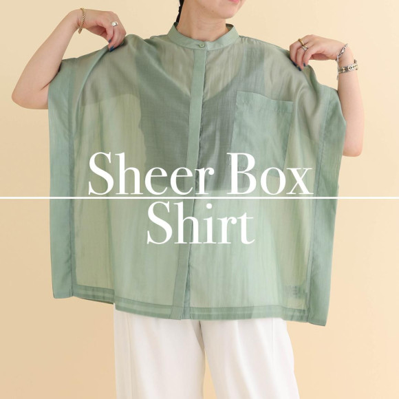 ■シアーボックスシャツ■