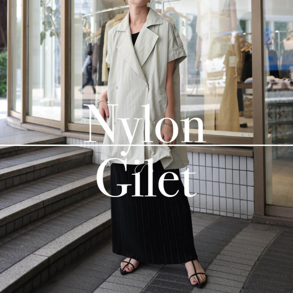 ■ナイロンオーバーサイズベスト■