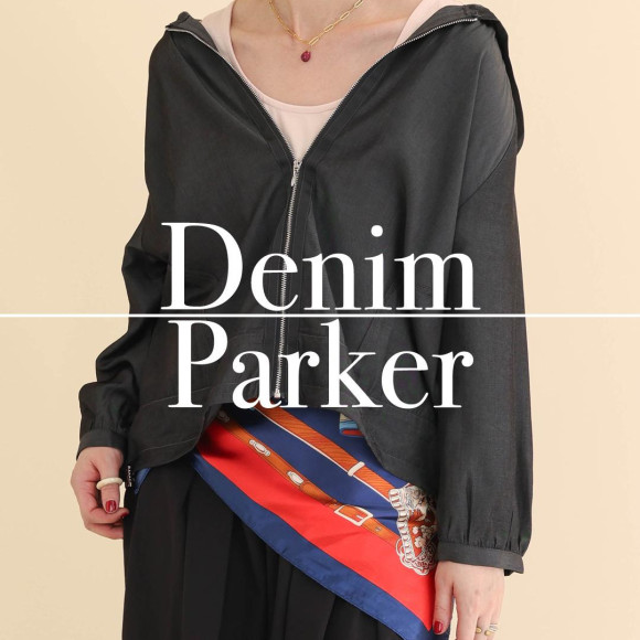 ■블랙 데님 파커■