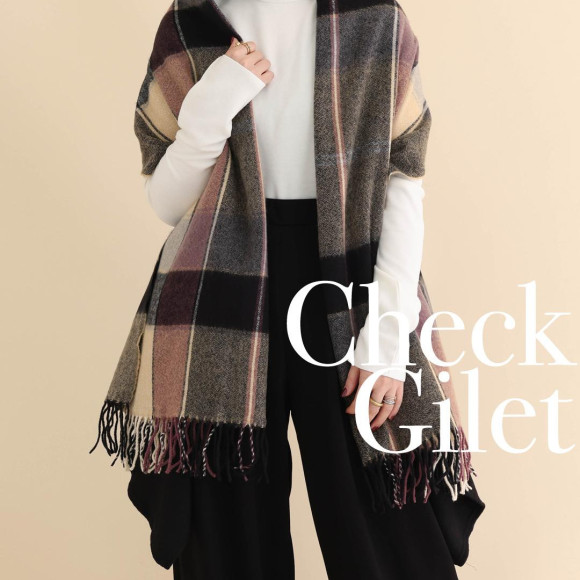 ■50％オフ☆チェックジレストール■