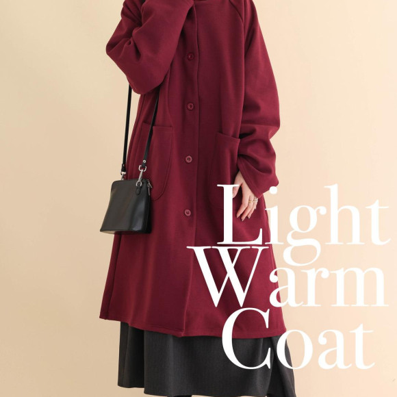 ■裏起毛コート■