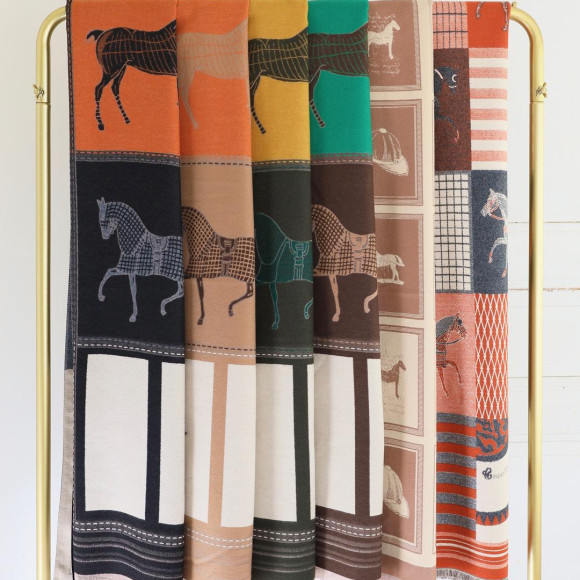 ■馬柄ストール■